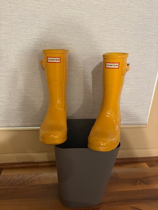 Hunter Shoes - Hunter Bright Yellow Mid-Calf Rain Boots